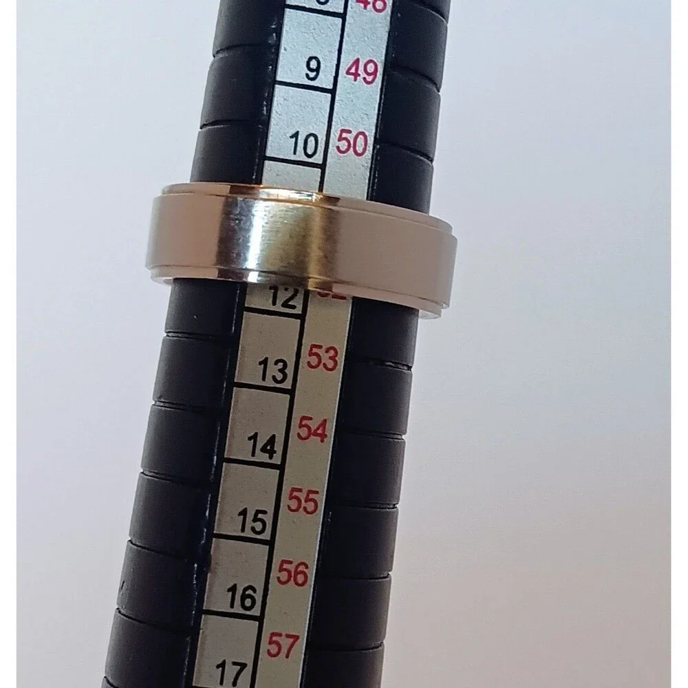 6 mm Stainless Steel Comfort Fit Spinner Band Ring Size 6